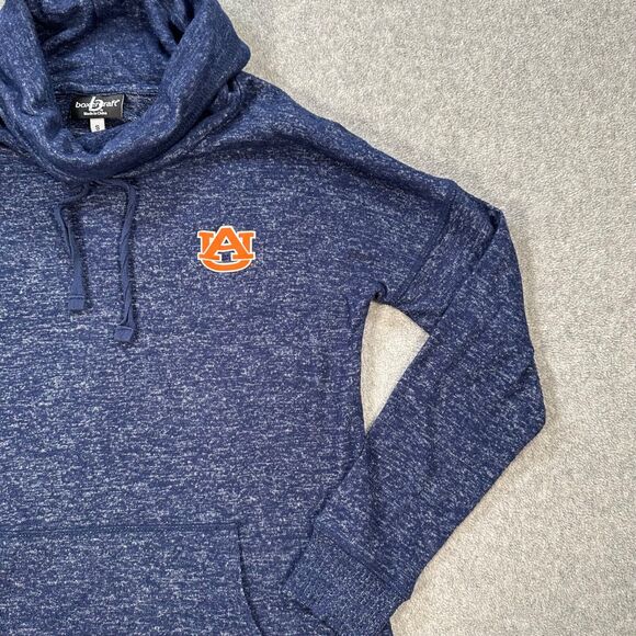 Auburn Tigers Boxercraft Cowl Neck Pullover Women's Small Logo Kangaroo Pocket - Picture 3 of 8